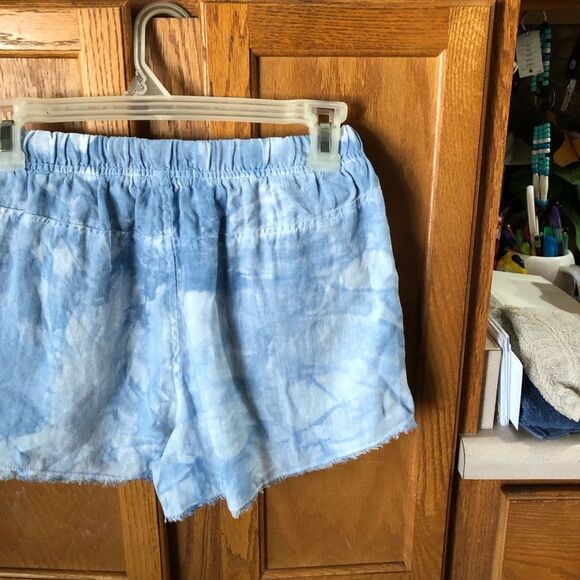 NWT Bella Dahl Linen Tie Dye Frayed Shorts - XS - Picture 7 of 10